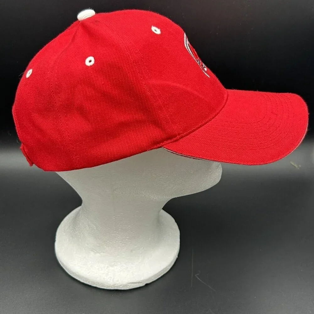 New Jersey Devils Hat Baseball Cap Red Hockey Adjustable Sports NHL